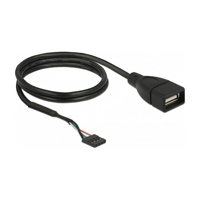 DeLOCK Cable USB 2.0 de poste a hembra USB tipo A, 60 cm DeLOCK Cable USB 2.0 de poste a hembra USB tipo A, 60 cm
