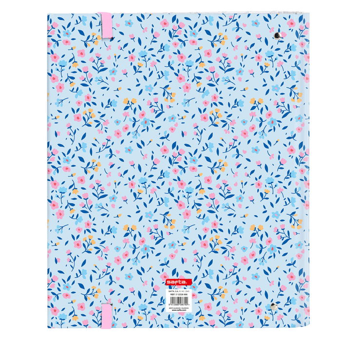 Carpeta de anillas Vicky Martín Berrocal Paraíso Azul Rosa 27 x 32 x 3.5 cm Carpeta de anillas Vicky Martín Berrocal Paraíso Azul Rosa 27 x 32 x 3.5 cm