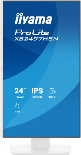 iiyama ProLite XB2497HSN-W1 Monitor 23.8 pulg. Full HD IPS Blanco