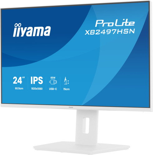 iiyama ProLite XB2497HSN-W1 Monitor 23.8 pulg. Full HD IPS Blanco
