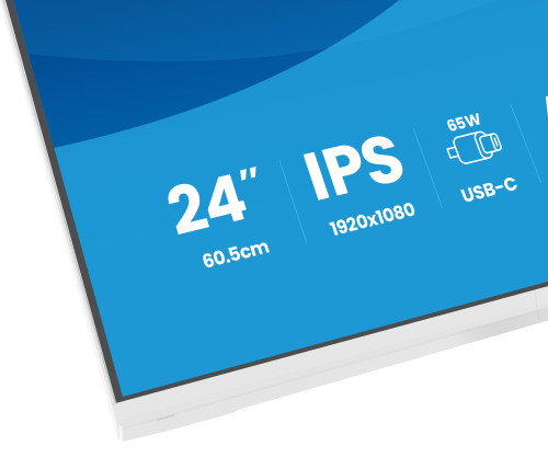 iiyama ProLite XB2497HSN-W1 Monitor 23.8 pulg. Full HD IPS Blanco