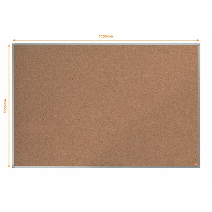 Nobo Tablero de anuncios de corcho Essence marco aluminio 1500x1000 mm Nobo Tablero de anuncios de corcho Essence marco aluminio 1500x1000 mm