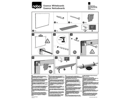 Nobo Tablero de Anuncios Corcho Marco Aluminio 1500x1000 mm Nobo Tablero de Anuncios Corcho Marco Aluminio 1500x1000 mm