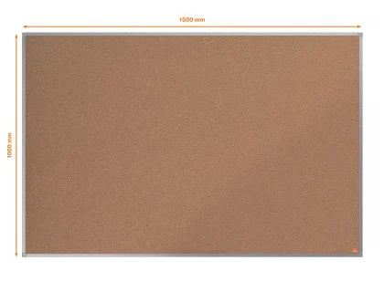 Nobo Tablero de Anuncios Corcho Marco Aluminio 1500x1000 mm Nobo Tablero de Anuncios Corcho Marco Aluminio 1500x1000 mm