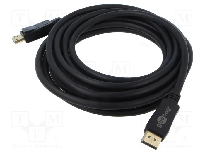 GOOBAY Cable DisplayPort 2.1 de 5m negro GOOBAY Cable DisplayPort 2.1 de 5m negro