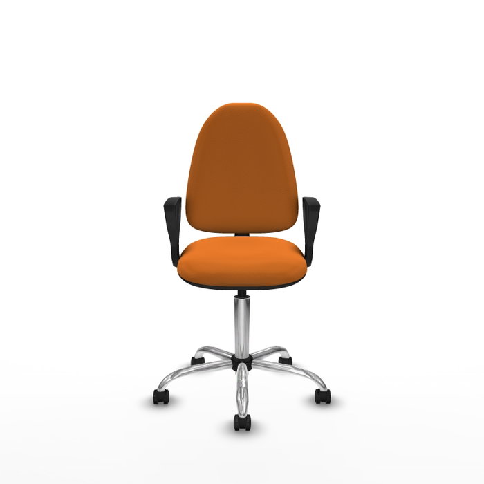 PIQUERAS Y CRESPO Silla de oficina Aýna Naranja con Brazos Fijos PIQUERAS Y CRESPO Silla de oficina Aýna Naranja con Brazos Fijos
