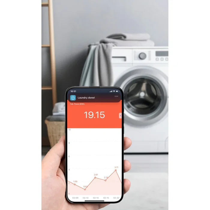 Hama 00176654 Enchufe Inteligente Wi-Fi 16A 3680W Blanco con Matter - Compatible con Alexa, Google Home y Siri