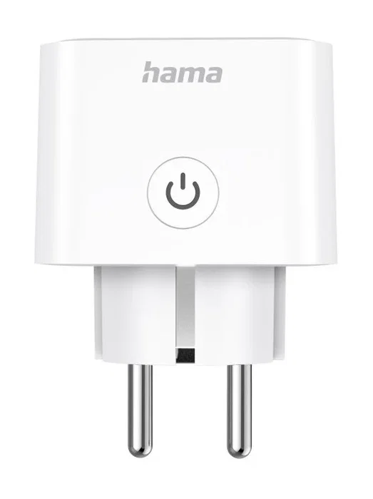 Hama 00176654 Enchufe Inteligente Wi-Fi 16A 3680W Blanco con Matter - Compatible con Alexa, Google Home y Siri