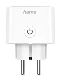 Hama 00176654 Enchufe Inteligente Wi-Fi 16A 3680W Blanco con Matter - Compatible con Alexa, Google Home y Siri