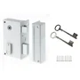 Yale Cerradura vertical de superficie con rodillo derecho YAV37D Blanco