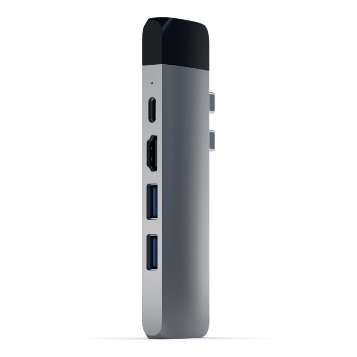 Satechi Type-C Pro Hub 4K HDMI con Ethernet, Gris espacial