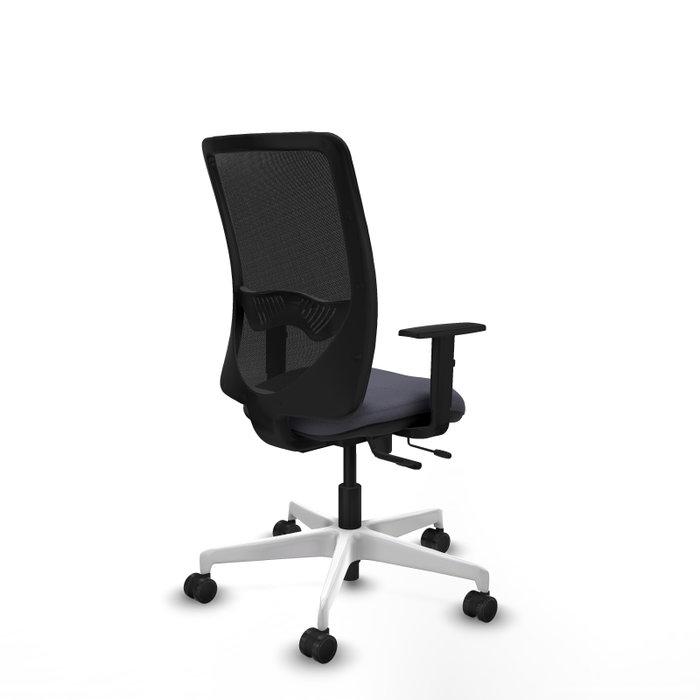 PIQUERAS Y CRESPO Silla de oficina Zulema Gris oscuro con malla Negra