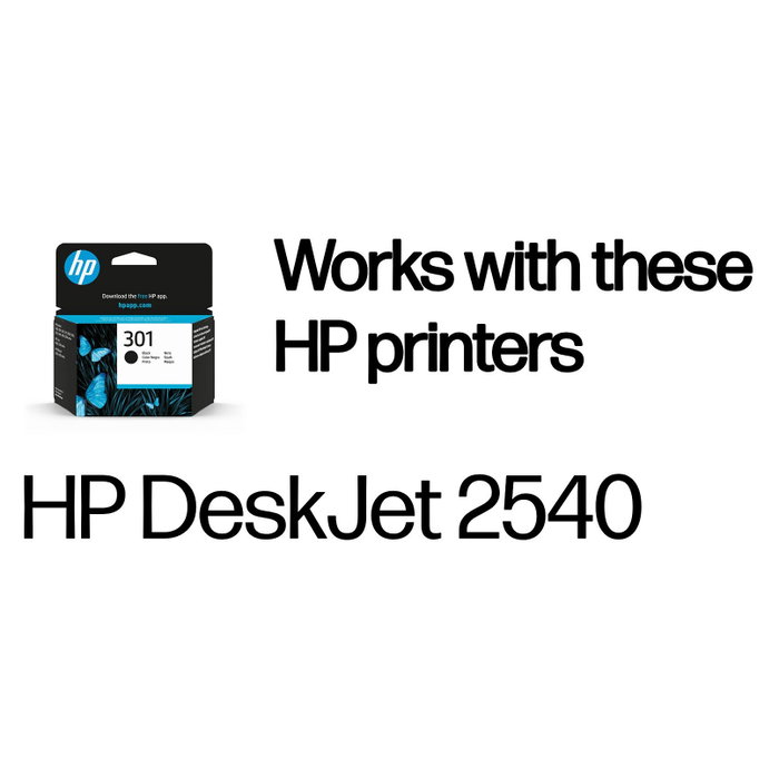 HP 301 Cartucho de Tinta Original Negro HP 301 Cartucho de Tinta Original Negro