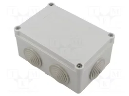 SEZ DK Caja de conexiones gris 120x50x80mm