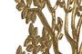 DKD Home Decor Figura de Árbol en Aluminio Dorado y Mármol Blanco 76x10x68 cm