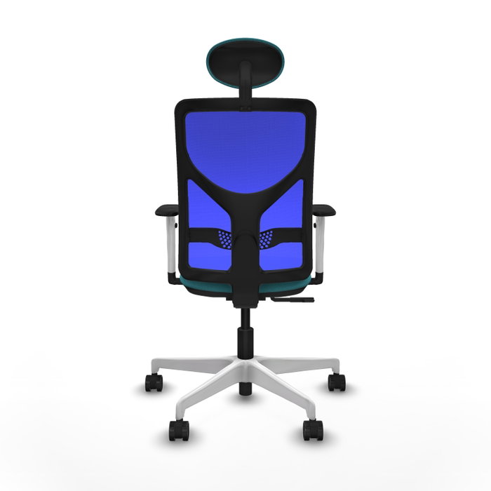 PIQUERAS Y CRESPO Silla de oficina Motilla con mecanismo Sincro, Turquesa y Azul PIQUERAS Y CRESPO Silla de oficina Motilla con mecanismo Sincro, Turquesa y Azul
