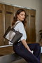 Lucky Bees Bolso Tote 1292 Piel Negro y Gris 30x12x26 cm
