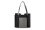Lucky Bees Bolso Tote 1292 Piel Negro y Gris 30x12x26 cm