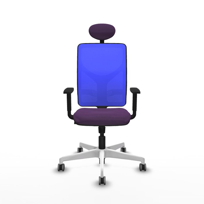 PIQUERAS Y CRESPO Silla de oficina Motilla con mecanismo Sincro, Morado y Azul PIQUERAS Y CRESPO Silla de oficina Motilla con mecanismo Sincro, Morado y Azul