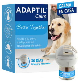 Adaptil Calm Difusor con Recambio 48ml para Perros - Control del Estrés Natural