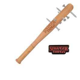 Stranger Things Bolígrafo de Bate con Púas y Pin de Stranger Things