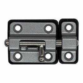 Edm Pasador cerrojo base plástica 35 mm cromo mate