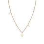 Rosefield Iggy Shaped drop necklace gold