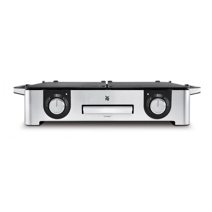 WMF 0415280011 Tischgrill Lono Master Parrilla de Mesa 280 x 500 mm Acero Inoxidable Antiadherente Fácil de Limpiar