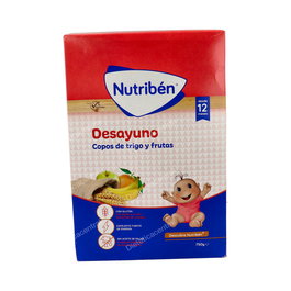Nutriben Desayuno Copos Trigo y Frutas 750Gr. +12 Meses