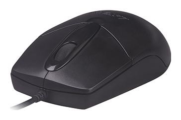 A4-Tech OP-720 Ratón Óptico con Cable Negro