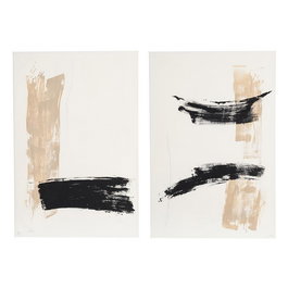 Pintura Abstracto 2/M Lienzo Decoración 80 X 120 cm (Set de 2)