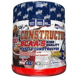 Big Constructor BCAA 12:1:1, Sabor Cola, Suplemento Deportivo, 400 g