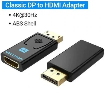 Vention Adaptador HDMI 4K DisplayPort Macho a HDMI Hembra HBPB0