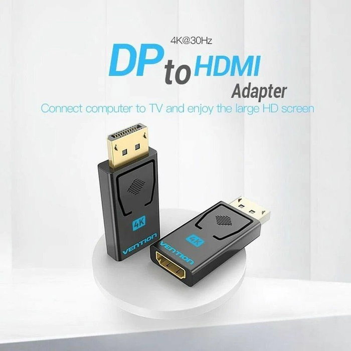 Vention Adaptador DisplayPort macho a HDMI hembra 4K@30Hz HBPB0