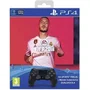 Pack Sony Gamepad Dualshock 4 V2 JetBlack y Juego FIFA 20 para PS4