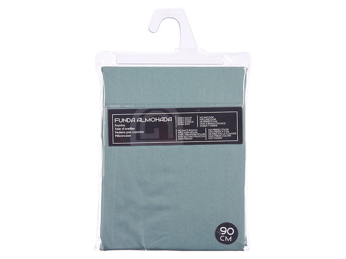 Giftdecor Funda Almohada 90 cm Color Menta Poliester Extra Suave No Encoge No Hace Bolitas No Pierde Color (Set de 24)