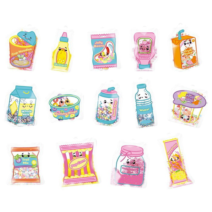 Toy Partner Llavero Puffy Pouches Squishy Fun Accesories Multicolor