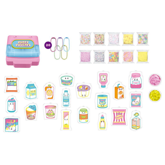 Toy Partner Llavero Puffy Pouches Squishy Fun Accesories Multicolor