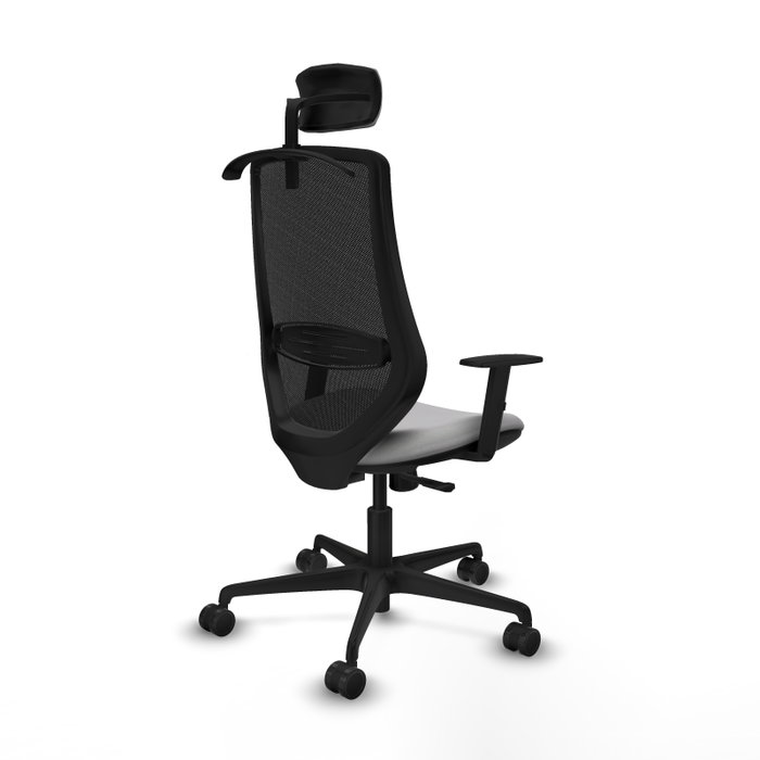 PIQUERAS Y CRESPO Silla de oficina Mardos con mecanismo Sincro, Gris claro y Negro PIQUERAS Y CRESPO Silla de oficina Mardos con mecanismo Sincro, Gris claro y Negro