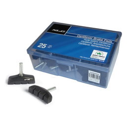 XLC BS-C01 Zapatas de frenos Cantilever (53 mm, negro, pack de 25 pares)