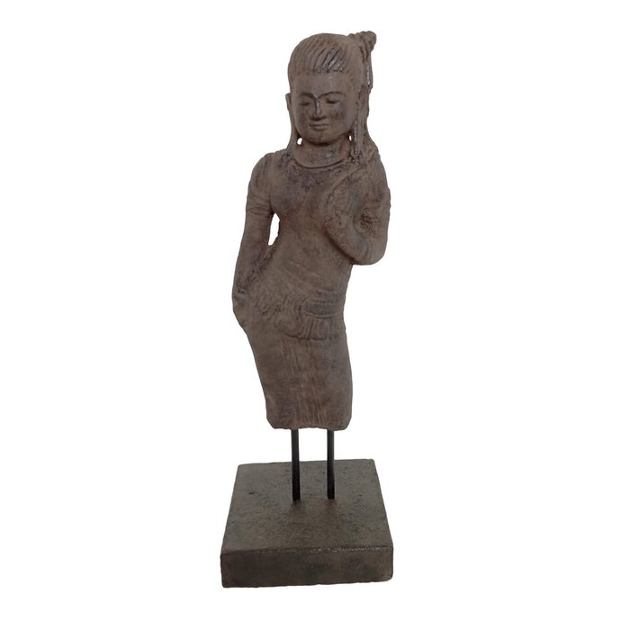 DKD Home Decor Figura de Deidad Javanesa de Cemento Acabado A DKD Home Decor Figura de Deidad Javanesa de Cemento Acabado A