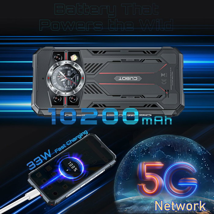 Cubot King Kong 11 5G 16GB RAM 256GB ROM