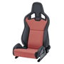Recaro Sportster CS Asiento Copiloto Piel Artificial Negro/Dinamica Rojo con Airbag y Calefacción