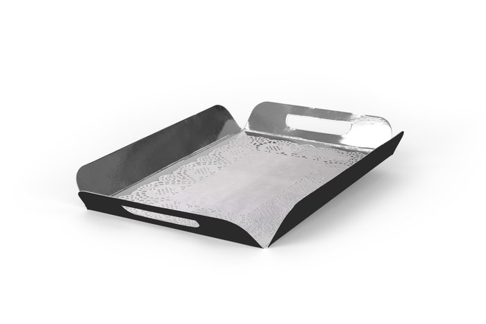 Algon Bandeja Plegable de Cartón 27 x 36 cm (36 Unidades)