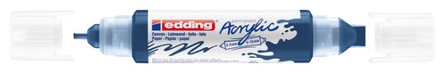 Marcador Acrylic Edding 5400 3D Doble Punta (2-3/5-10 Mm) Azul Noche (Set de 5) Marcador Acrylic Edding 5400 3D Doble Punta (2-3/5-10 Mm) Azul Noche (Set de 5)