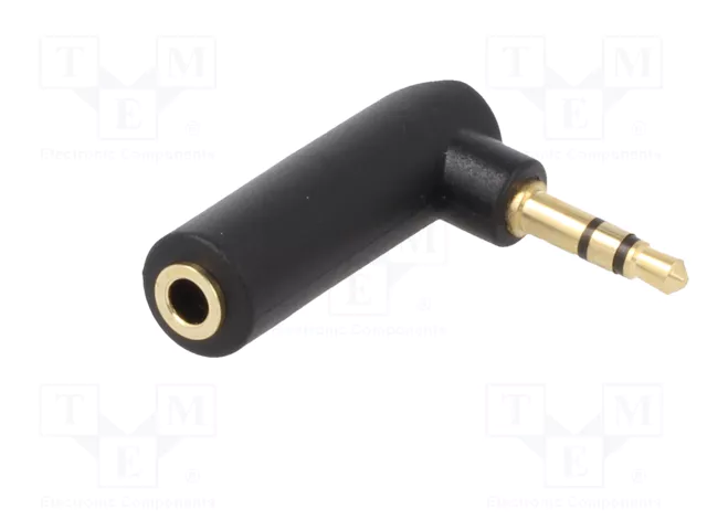 GEMBIRD Adaptador Jack 3,5mm Stereo con Cobertura Dorada