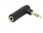 GEMBIRD Adaptador Jack 3,5mm Stereo con Cobertura Dorada