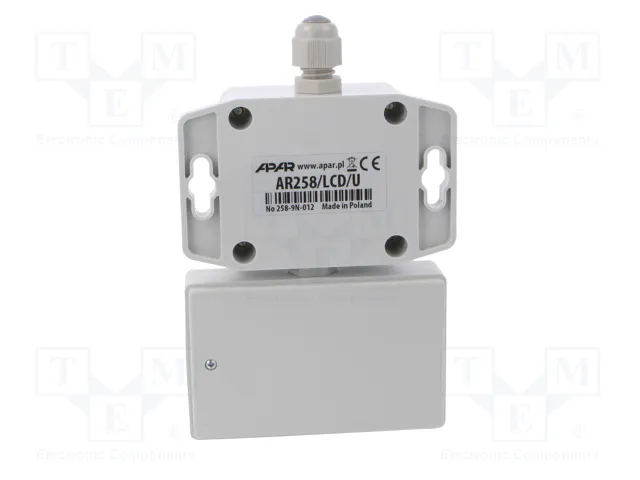 APAR AR258/LCD/U Transductor de Partículas, Temperatura y Humedad APAR AR258/LCD/U Transductor de Partículas, Temperatura y Humedad