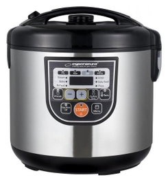 Esperanza Multicooker 5 L 860 W Negro Metálico EKG011