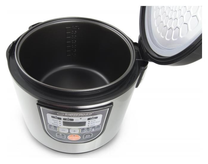 Esperanza Multicooker 5 L 860 W Negro Metálico EKG011 Esperanza Multicooker 5 L 860 W Negro Metálico EKG011